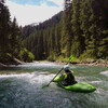 Kayaking in the Rosanna river