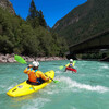 Kayaking in the Rosanna river