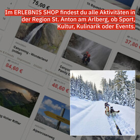 Erlebnis Shop Sinnbild für den Erlebnisshop