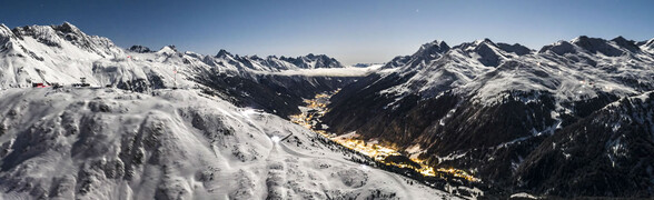 Panorama of the holiday region St. Anton am Arlberg